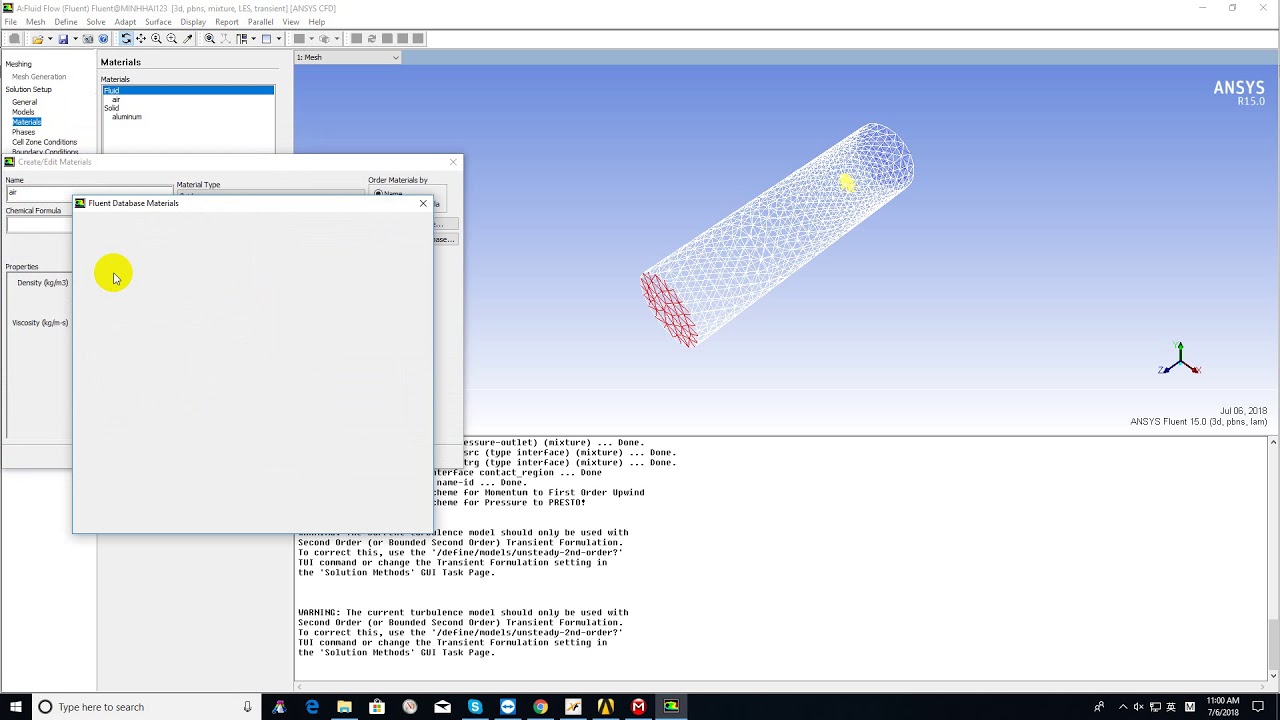 Propellers simulation Cavitations+ LES+ Acoustics by Ansys Fluent