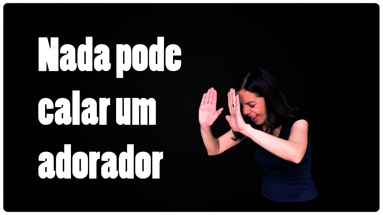 Nada pode calar um adorador  - Eyshila #escolholibras