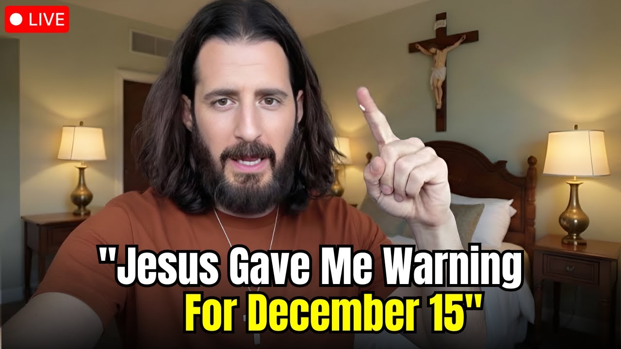 Jesus Warned Me: The December 15 Prophetic Alert You Must Hear |  Jonathan Roumie