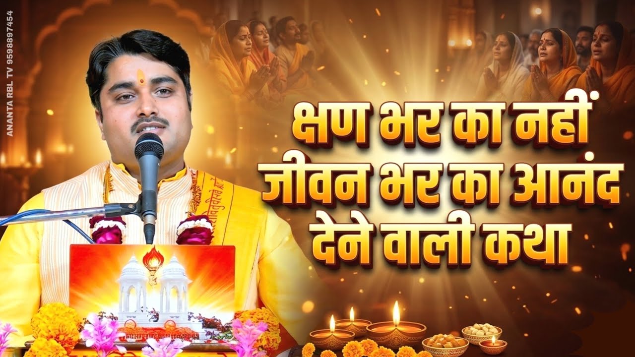 क्षण भर का नहीं जीवन भर का आनंद देने वाली कथा || आध्यात्मिक संदेशवाहक आद० भोले श्री 