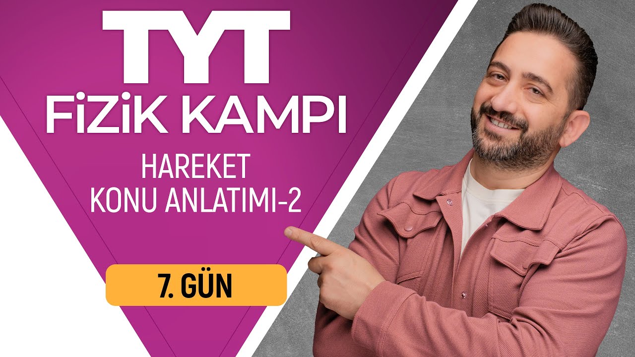 Hareket - 2 Konu Anlatımı | 50 G&uuml;nde TYT Fizik Kampı