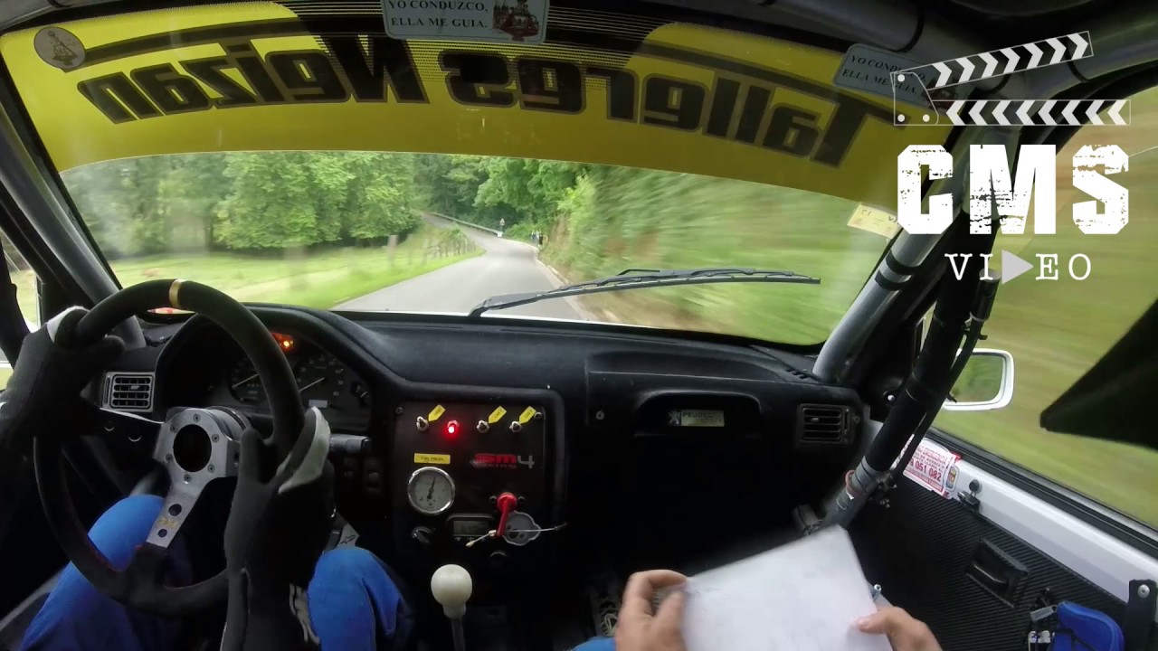 [ON BOARD] Diego Losa - Ivan Misiego | Peugeot 106 s16 I Rallysprint de Nava 2017 I CMSVideo