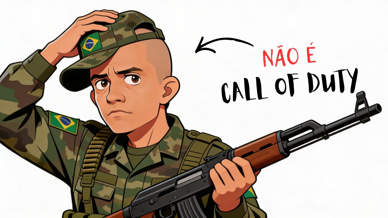 POV: É Seu Primeiro Dia no Exército Brasileiro e Não É Como no Call of Duty