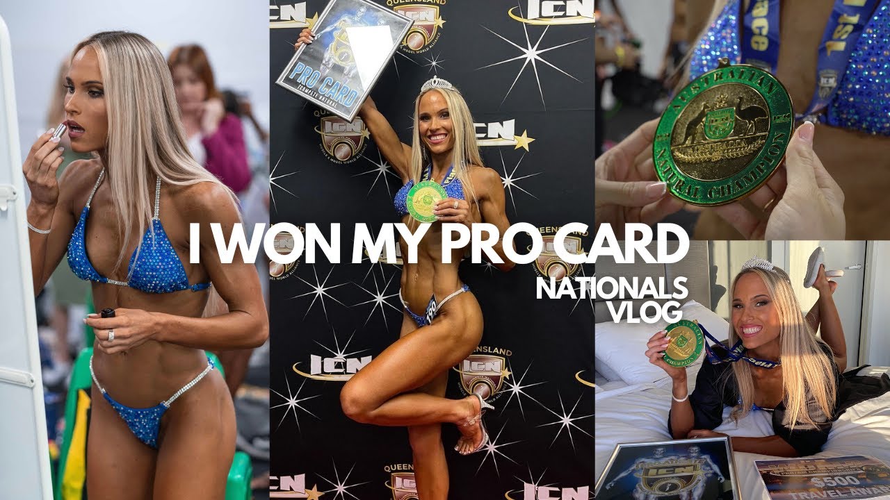 NATIONALS VLOG | I’M A PRO BIKINI ATHLETE
