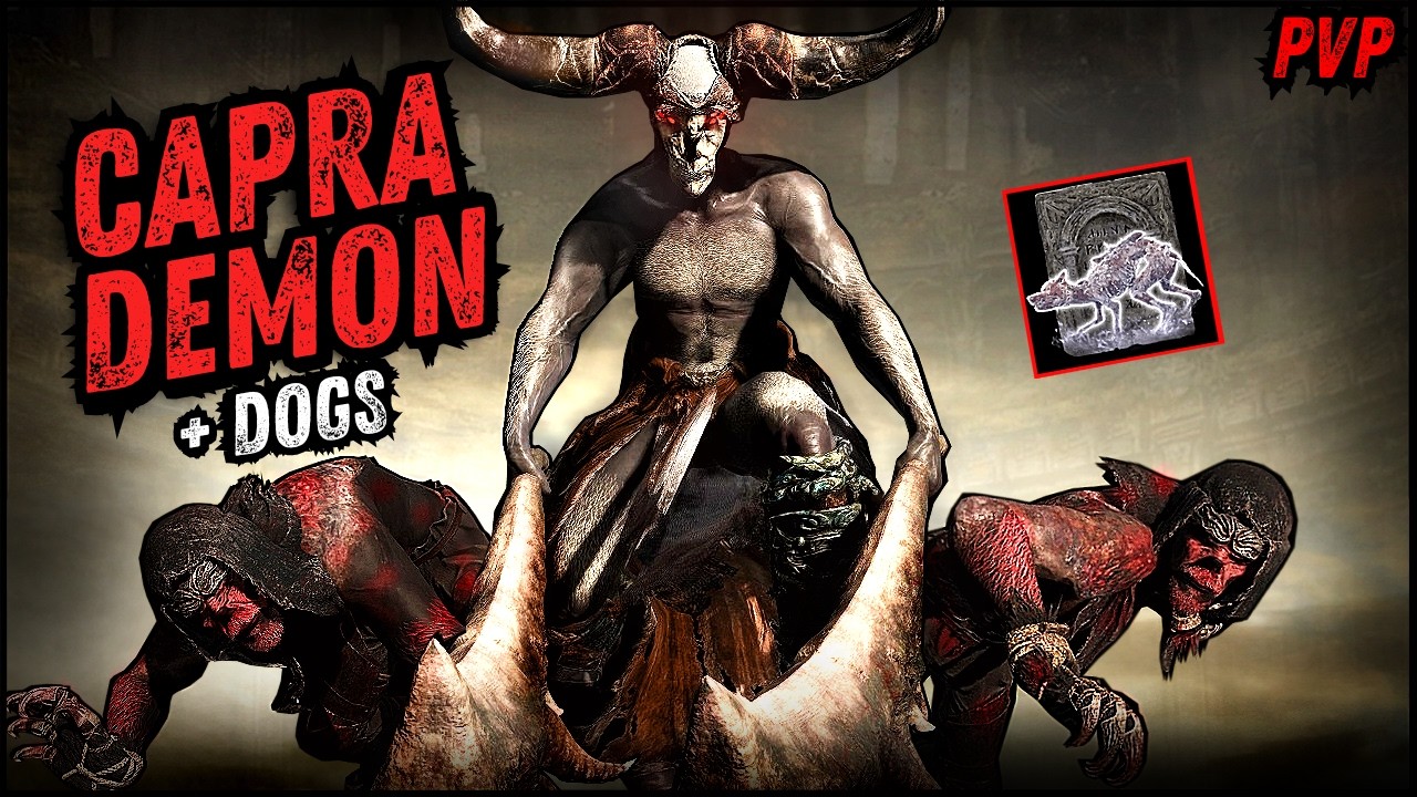 I Ganked as Capra Demon & His Dogs in Elden Ring!