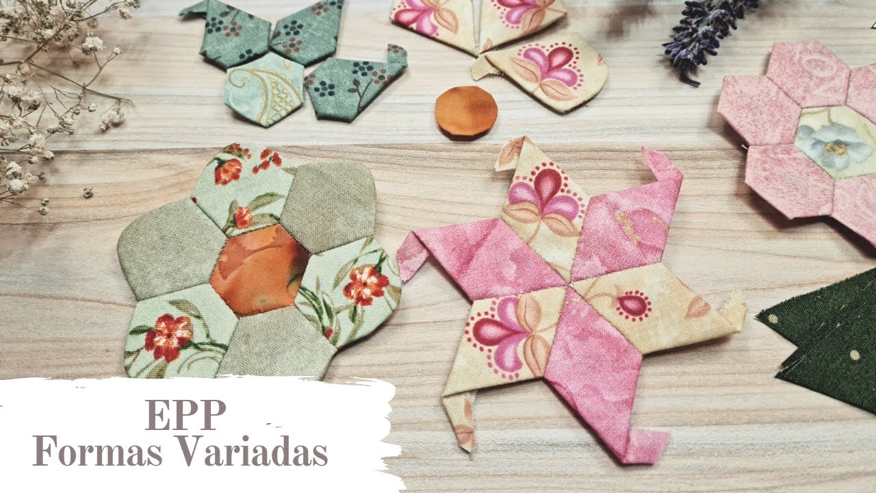 English Paper Piecing - Vários Formatos