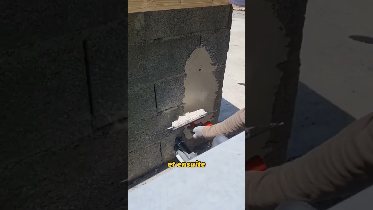 Enduire un mur extérieur de parpaing facilement 