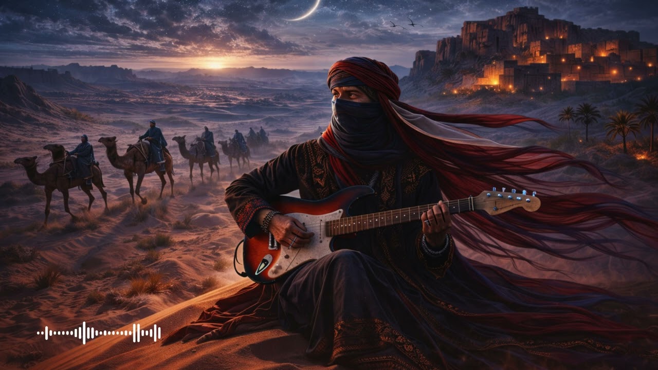 🔥 Hypnotic Tuareg Desert Blues 🎸 Electric Guitar in the Sahara | Epic Nomad Tribal Desert Music