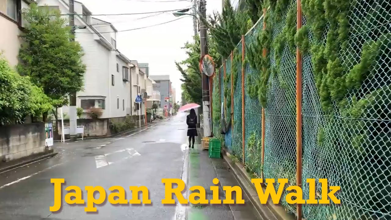 Japan Rain Walk Maze of Houses 2019.04.30 Suburb Tokyo Storm Relaxation Meditation by tkviper.com
