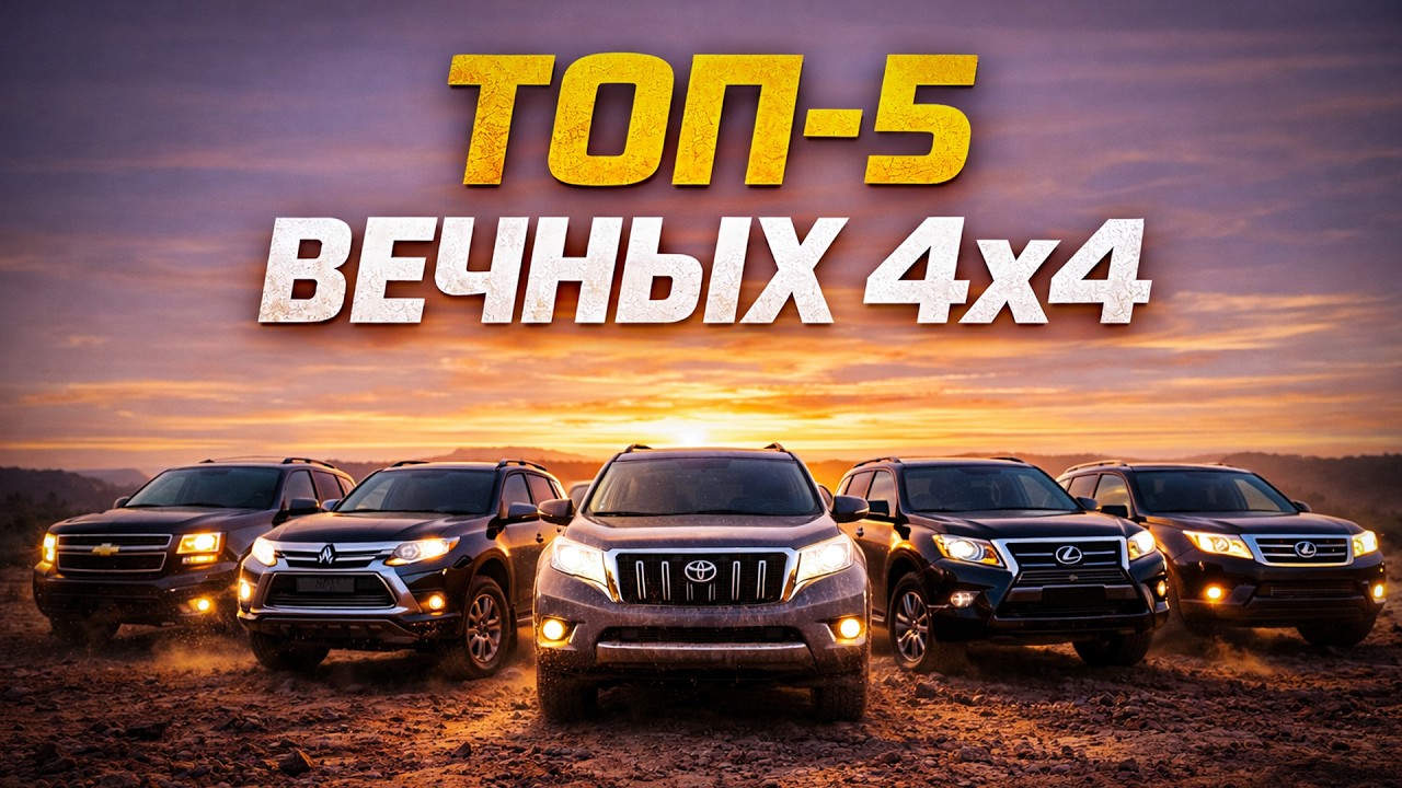 ТОП-5 САМЫХ НАДЕЖНЫХ ВНЕДОРОЖНИКОВ! Таких больше не делают!