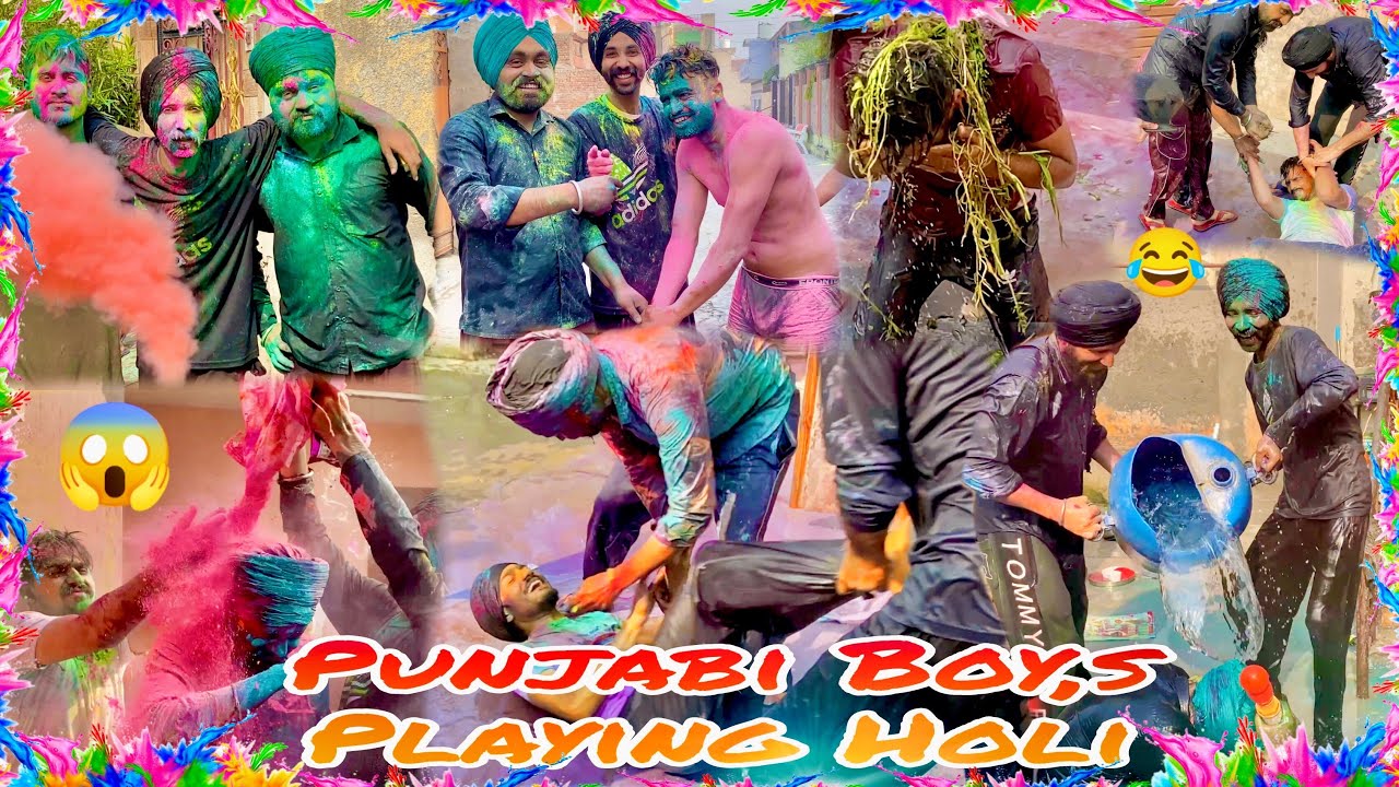 HOW PUNJABI BOY,S PLAYING HOLI 😱 || HOLI 2022 🔥||  HOLI STASH 2022 / Amritsar,Punjab ..
