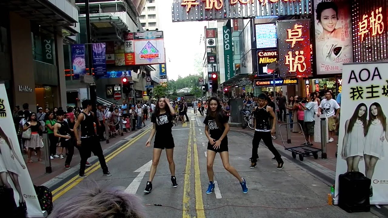 AOA @ 2012-09-22 銅鑼灣 ~ 我主場 - 快閃舞 from AOA_大Ann小Ann粉絲后援團
