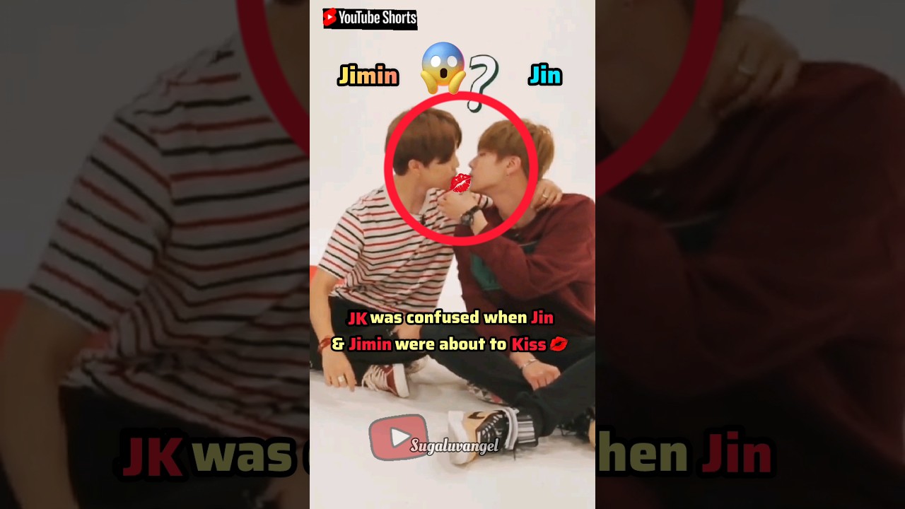 Jinmin🐥🐹 kissed Jungshook🐰😱 #shorts #viral #trending #bts #jimin #jin #jk #v #jhope #rm #suga #funny