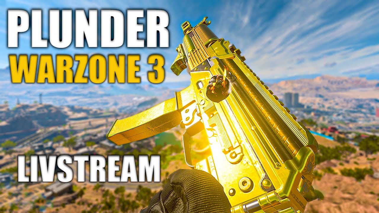 COD: WARZONE 3 Is Here New Map Plunder Gameplay - Livestream (No Commentary)