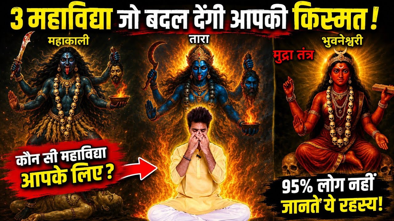 Mudra Series.6 || Ma Mahakali , Ma Tara And Ma Bhuvneshwari ko Prasanna karne Vali Mudraye 