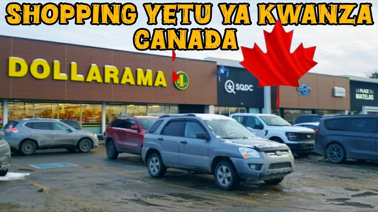 SHOPPING YETU YA KWANZA CANADA 🇨🇦 NA EXPERIENCE YA SNOW