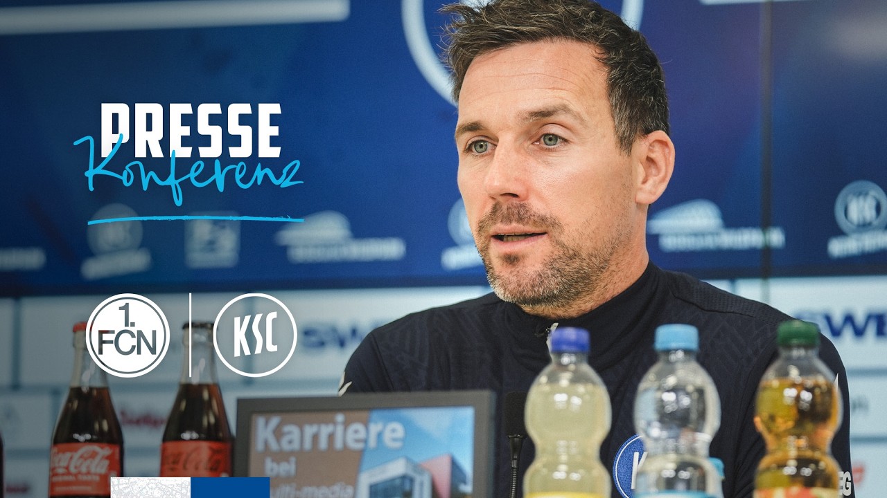 LIVE Pressekonferenz vor 1. FC Nürnberg - KSC