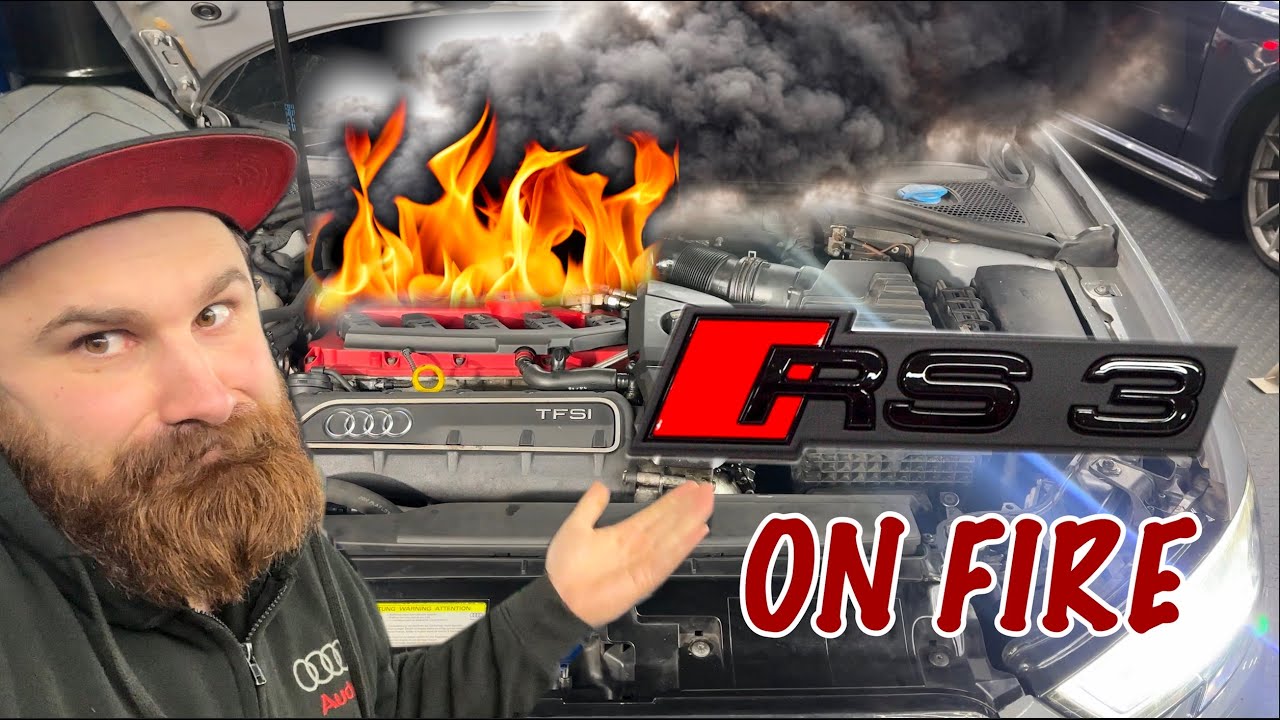 RS3 caught fire while driving ,diagnostic for 50£ reveals why it happened & how much the repair cost