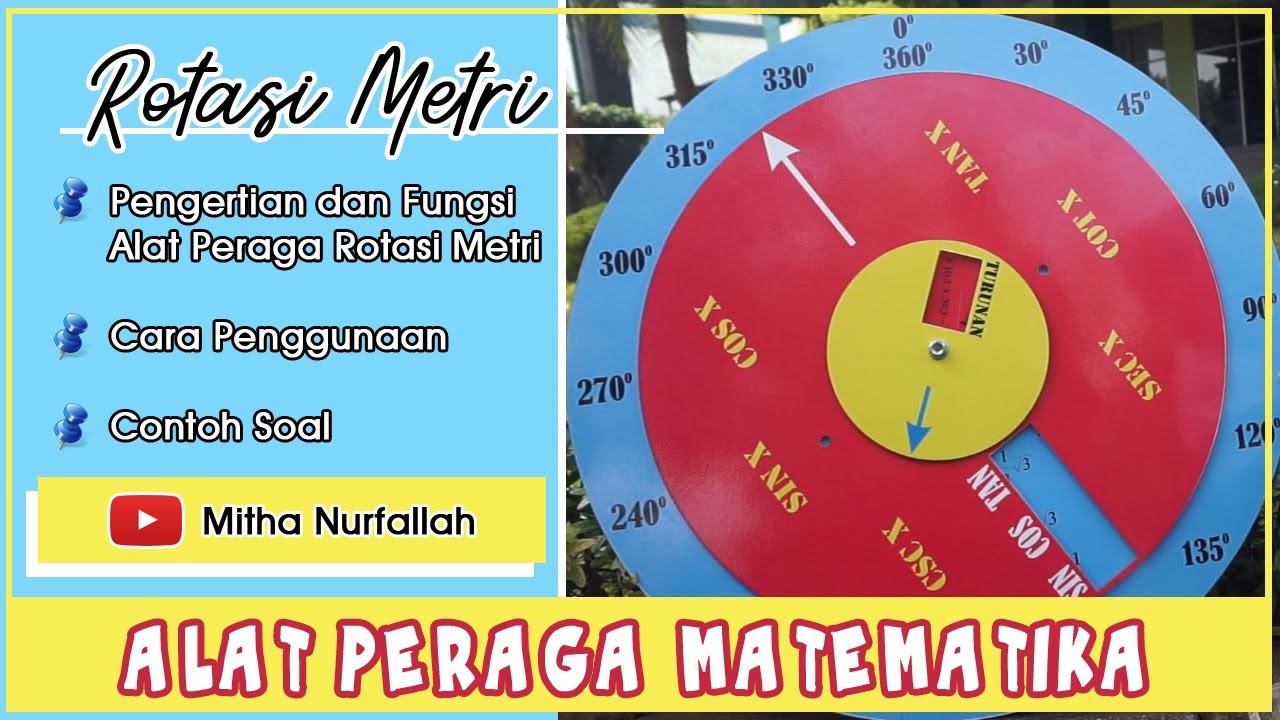 Alat Peraga Matematika (Sudut Istimewa Trigonometri)