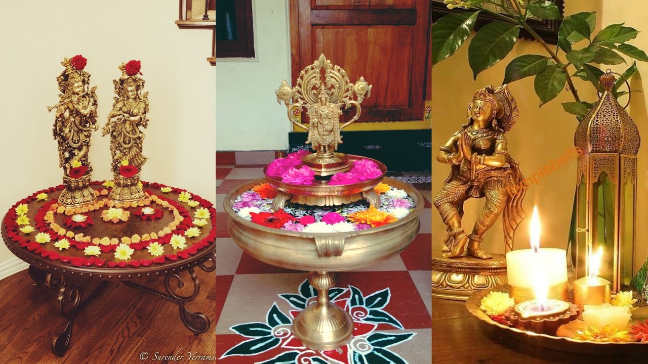 Indian Beautiful Antique Brass  God statues For Home Decor / Antique Brass statue for Living Room