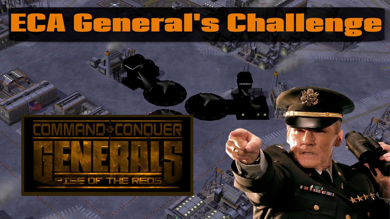 C&C Generals: Rise of the Reds General's Challenge - ECA vs Laser General