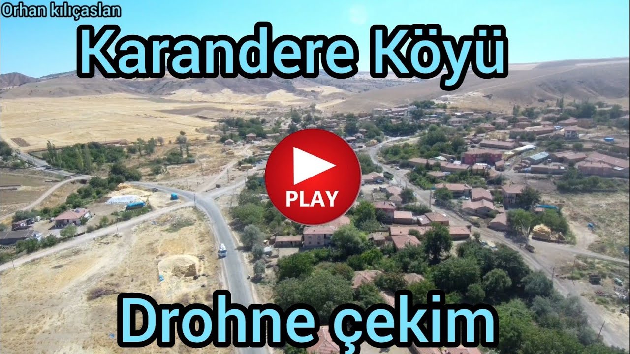 Karandere Köyü Dron çekimi 10km mesafe 70km hız Şereflikoçhisar 1080p Drohne