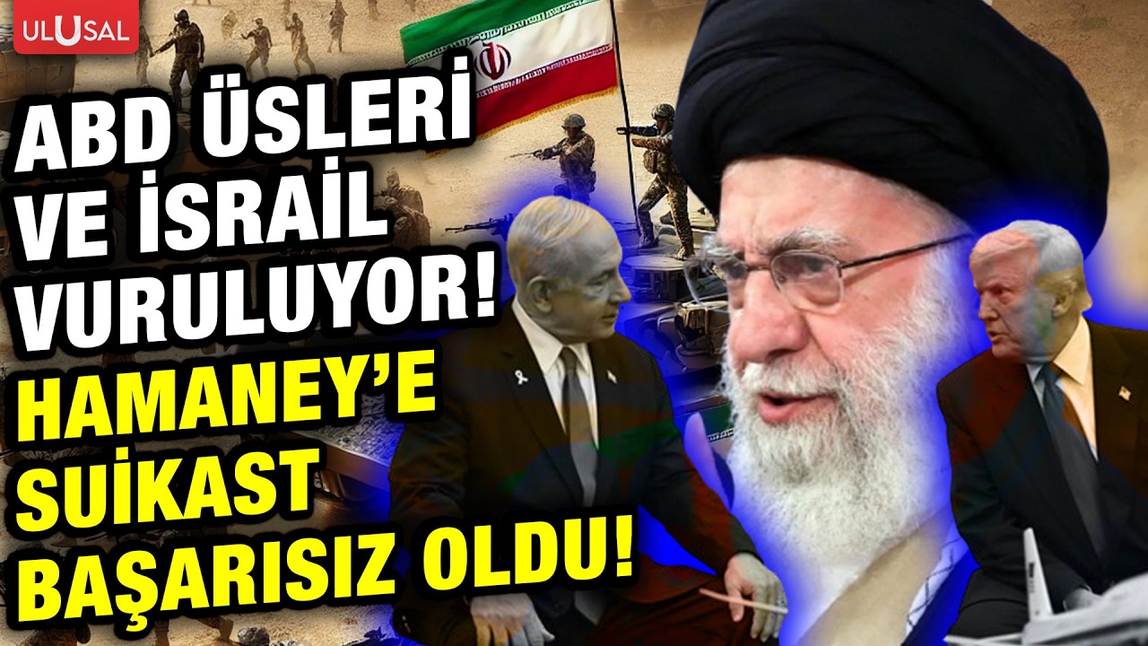 İran'ın şakası yok! ABD ve İsrail üsleri vuruldu!