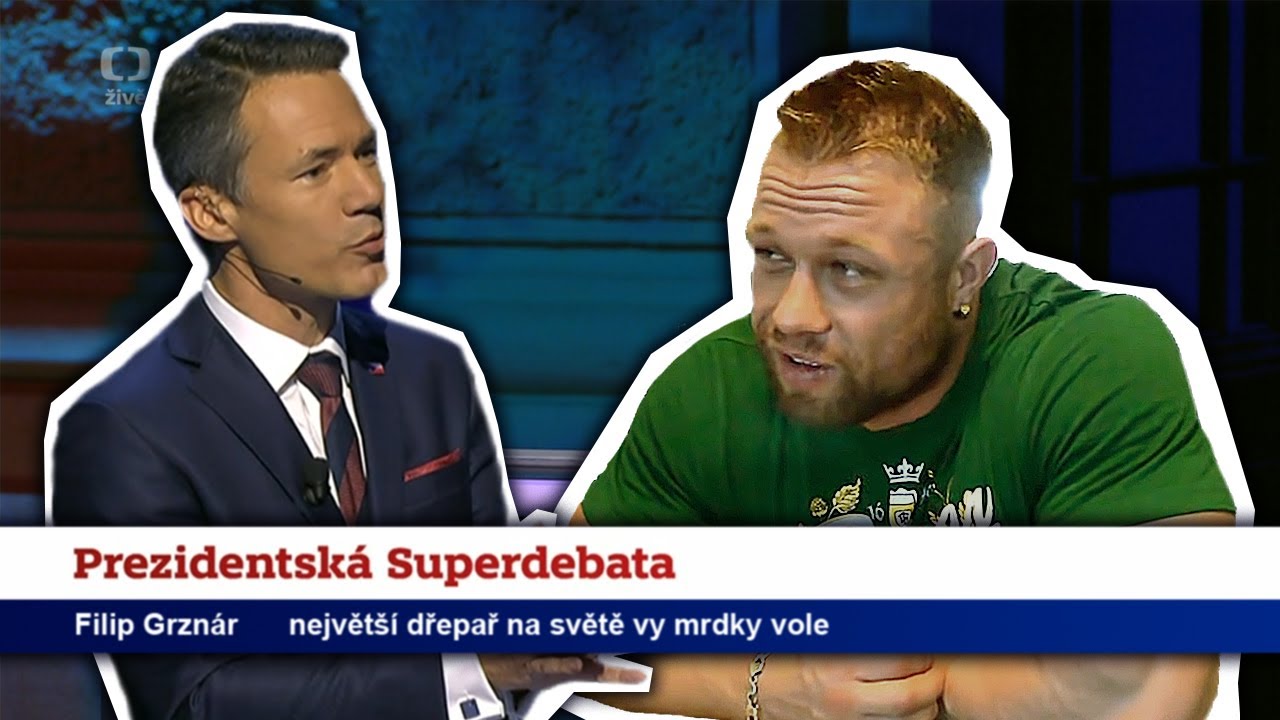 Filip Grznár v prezidentské Superdebatě ČT