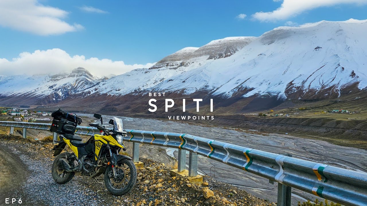 Key Monastery & Chicham Bridge | Peak Beauty | Spiti | Kaza | Himanchal | Suzuki V-Strom SX 250