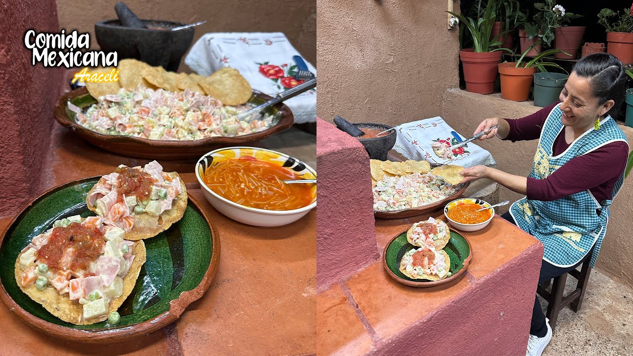 A Mis Hijos Les Gusta Mucho Que Les Haga Esta Comida Completa, Ensalada Rusa y Sopa Calientita