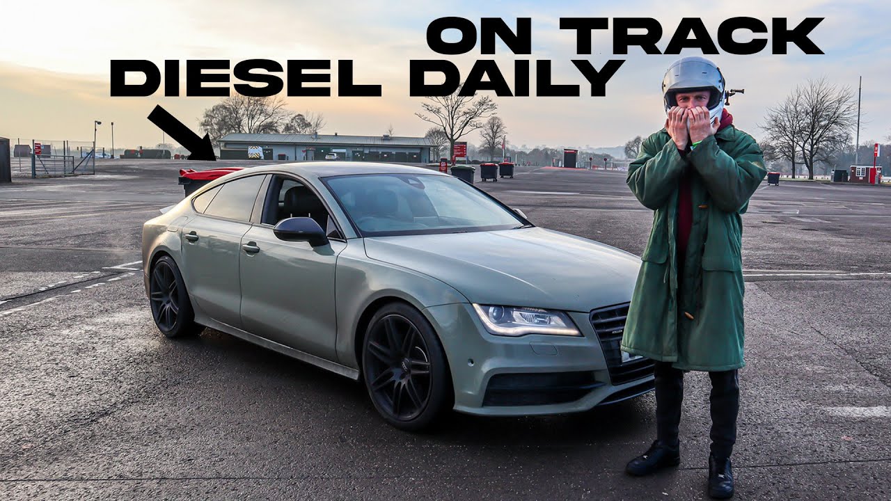 How fast can a STOCK Audi A7 go around a race track?
