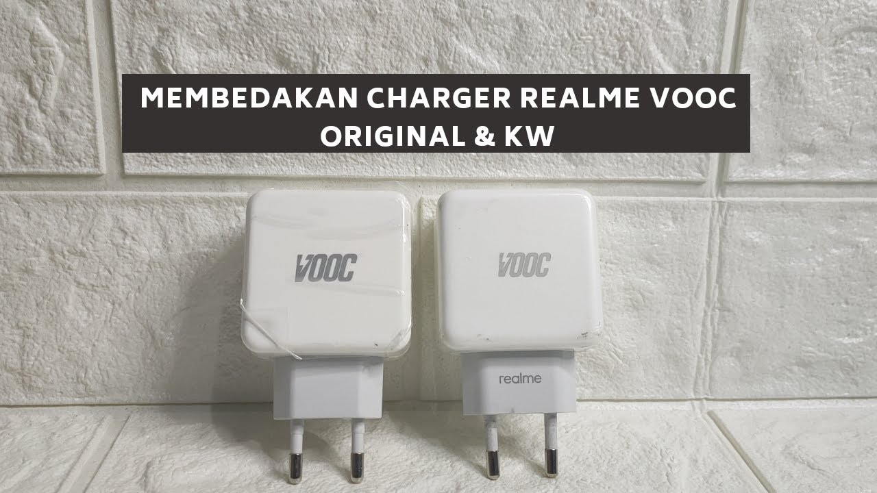 Membedakan Charger Realme VOOC Original & KW