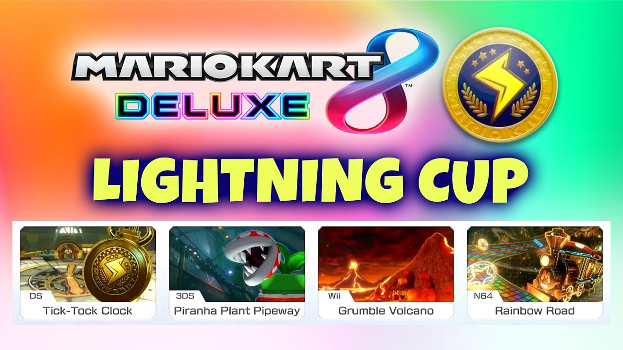 🔴 LIVE! 056 PLAYING MARIO KART 8 DELUXE - LIGHTNING  CUP