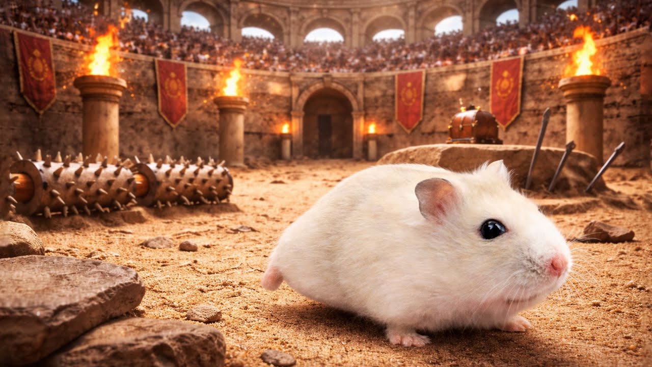 Building the Most Insane Hamster Maze and Letting Him Explore Everything