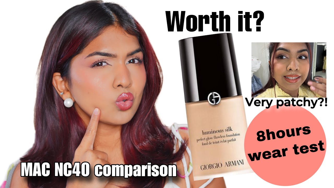 TESTING THE MOST HYPED FOUNDATION | Giorgio Armani Luminous Silk Foundation Review & Wear Test
