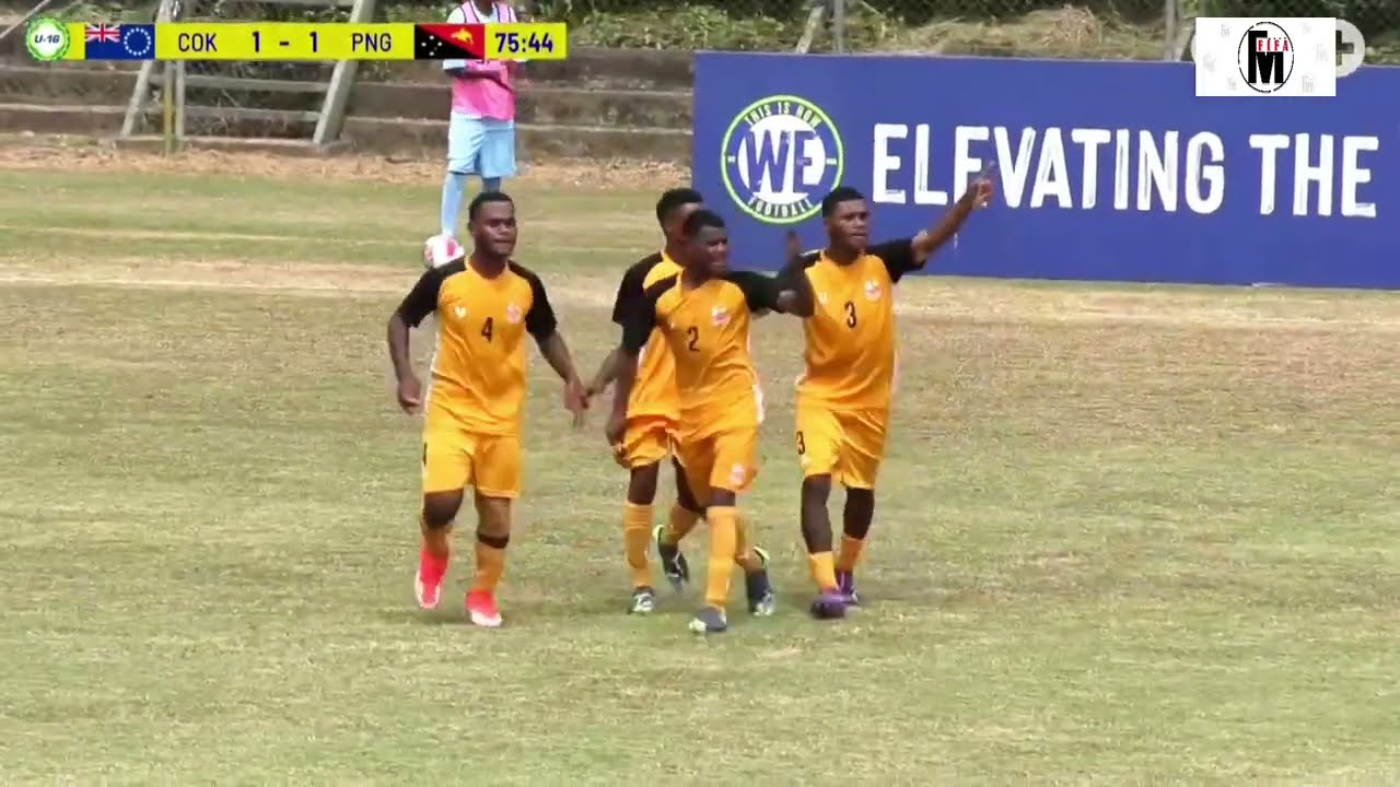 Cook Island Vs PNG OFC U16 mens Highlight | U16 OFC Highlight