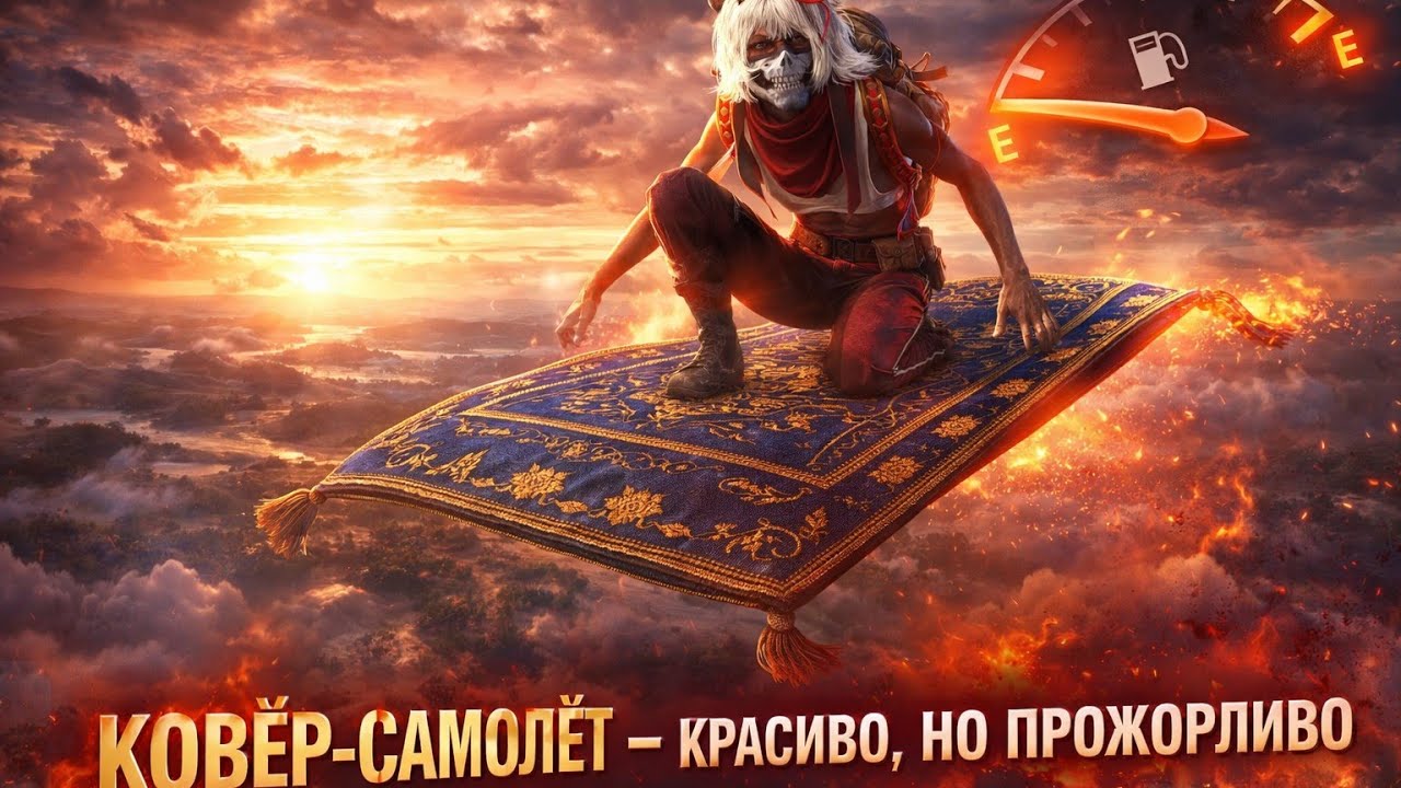 Ковёр-самолёт — красиво, но прожорливо. 