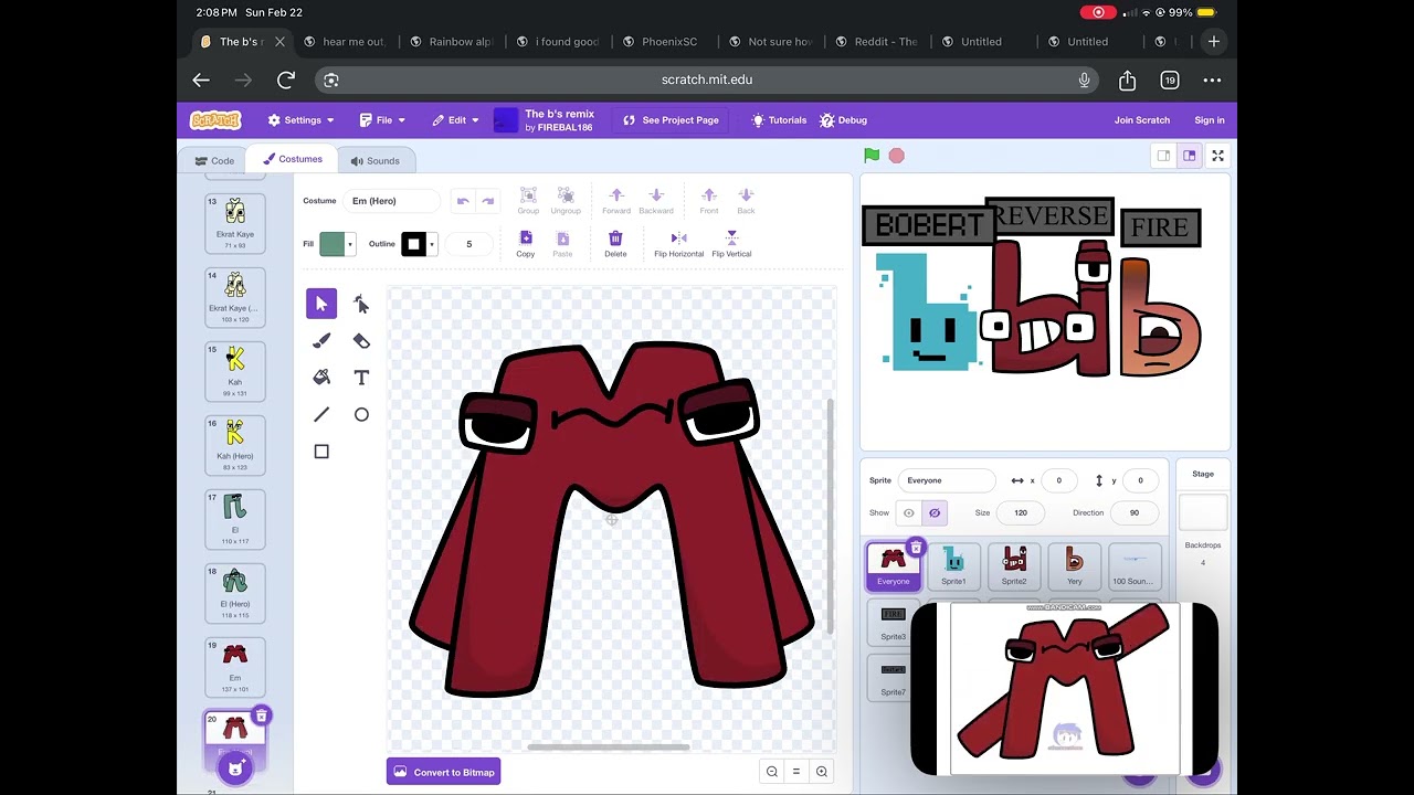 Russian alphabet lore band