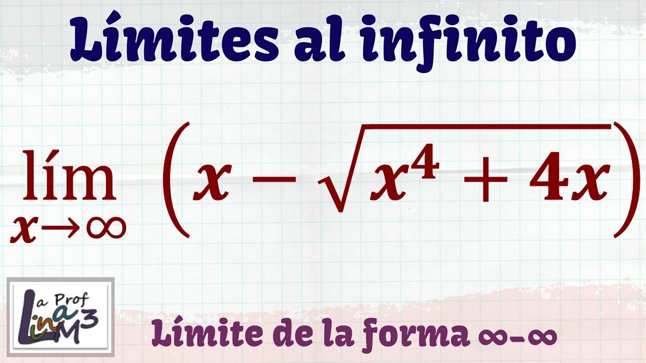 Limites en el infinito | Ejercicio 4 | La Prof Lina M3