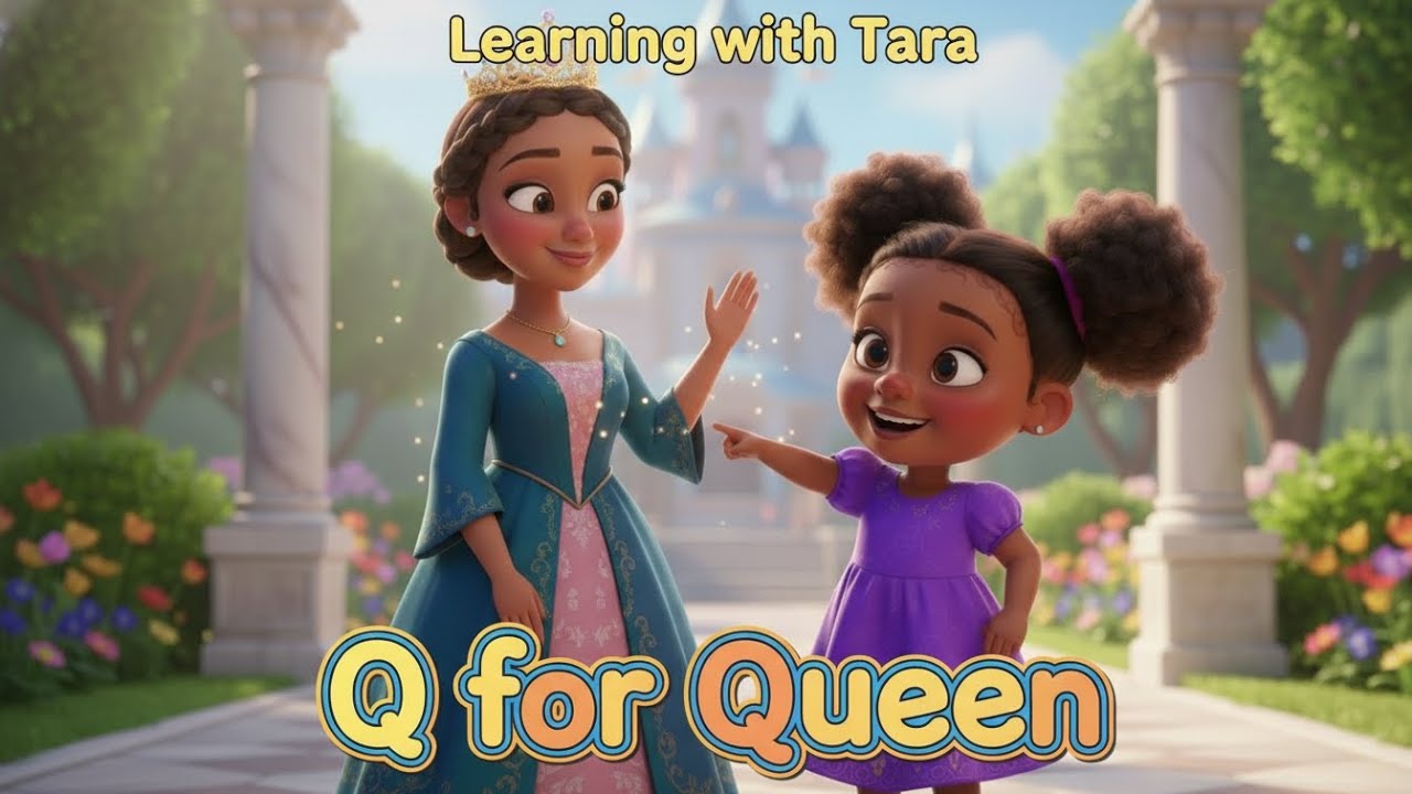 Q for Queen | Learning with Tara | Alphabet A–Z for Kids