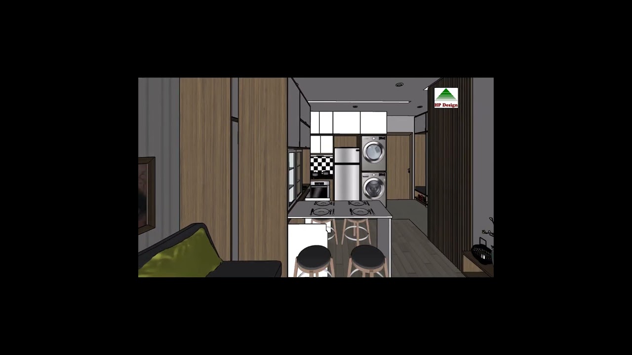 TINY APARTMENT 258sqft ( 24sqm ) #interiordesign #transformyourhome #apartment #microapartment #home