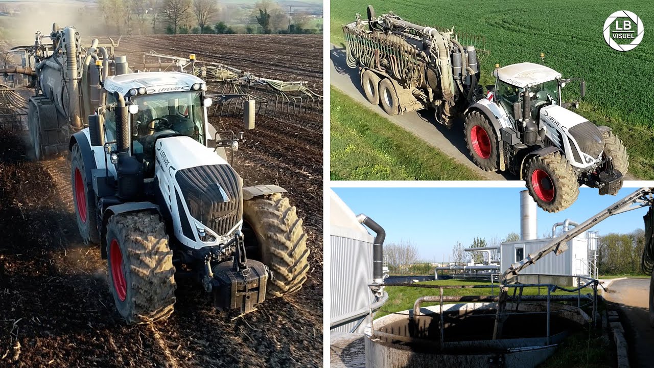 FENDT 933 BLANC à l’épandage de digestat en 24 m | Mauguin Citagri