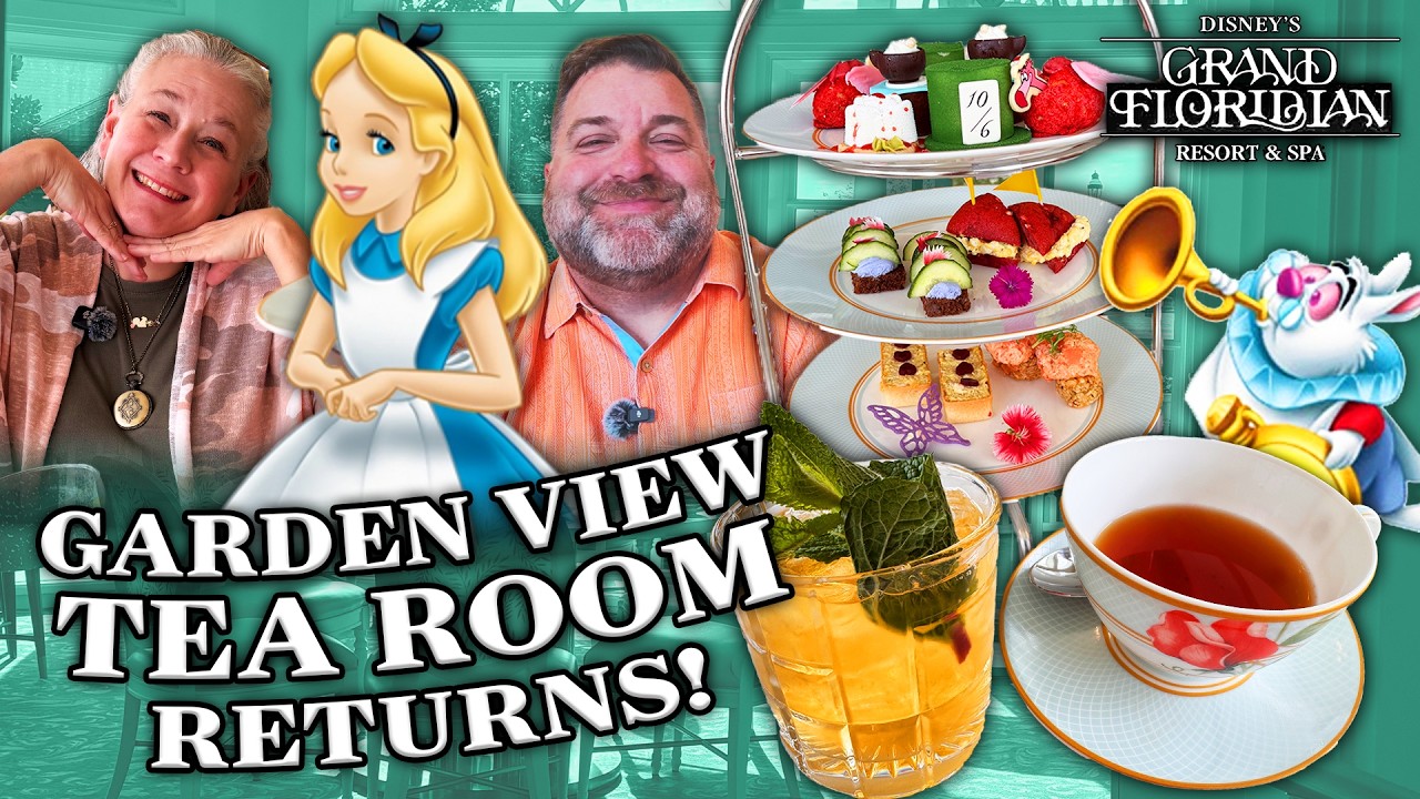 Grand Floridian Afternoon Tea RETURNS! 🫖 Garden View Tea Room Review