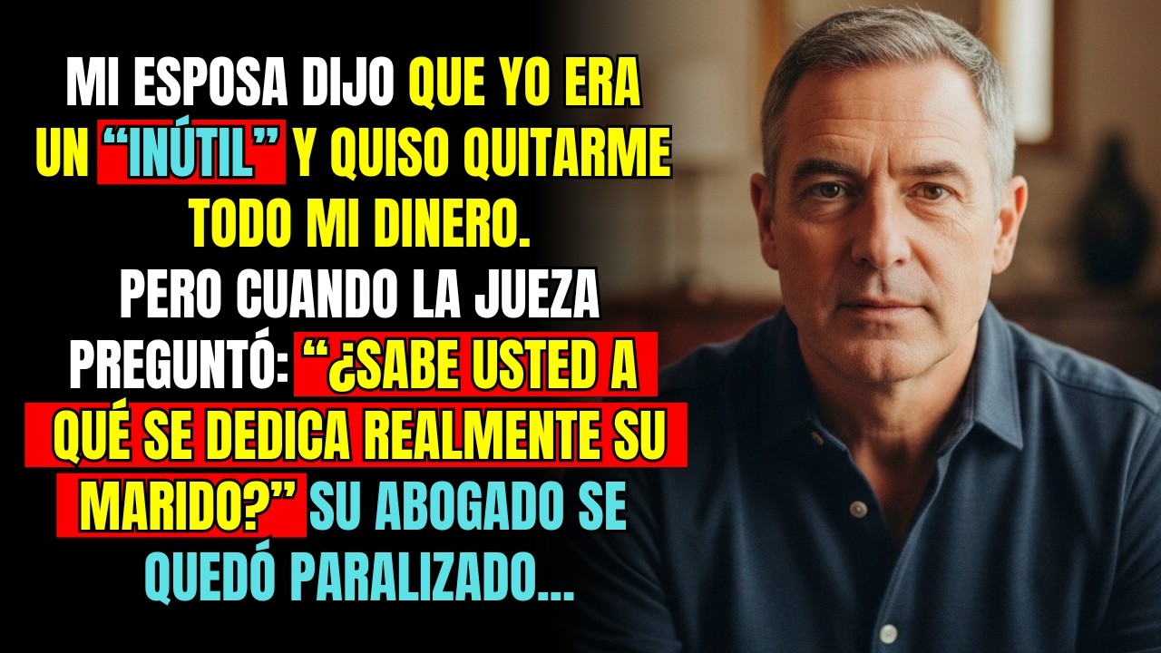 Mi esposa quería destruirme en el tribunal, pero a las 9:00 una pregunta del juez sorprendió...