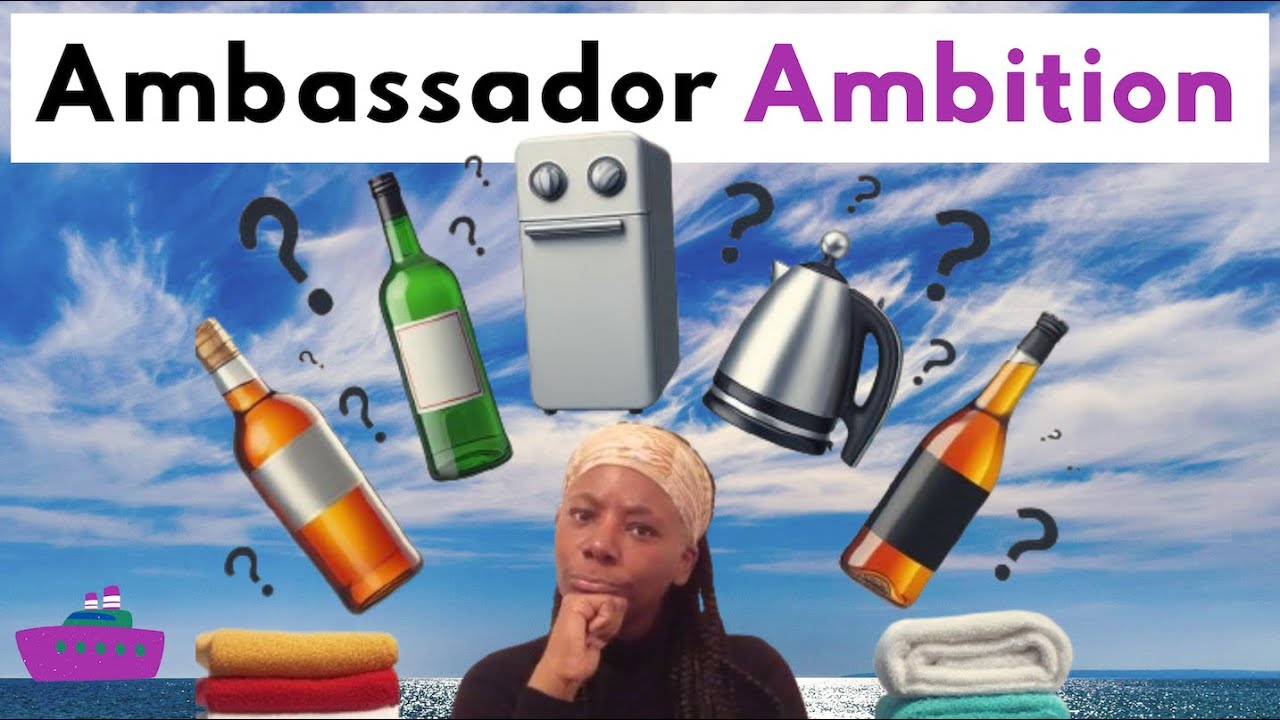 Ambassador Ambition - Kettles, Alcohol and other questions about The Ambassador Cruise Line