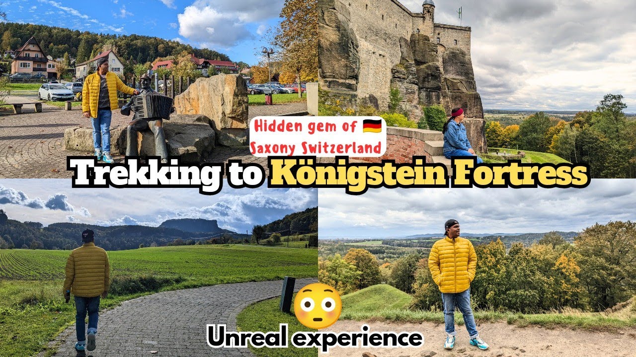 🇩🇪Epic Trek to Königstein Fortress! Discover the Hidden Gems of Saxony Switzerland😲 