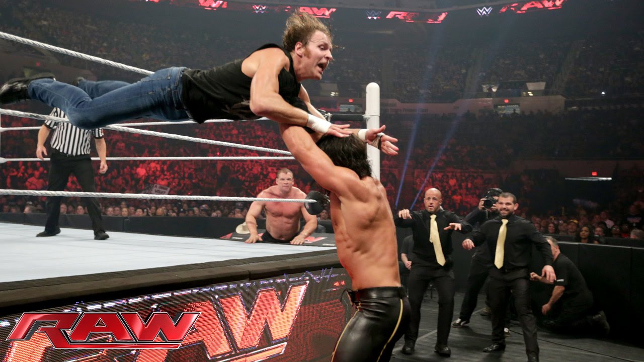 Роман Рейнс и Дин Эмброуз против Сета Роллинса и Кейна: Raw, 25 мая 2015 г.