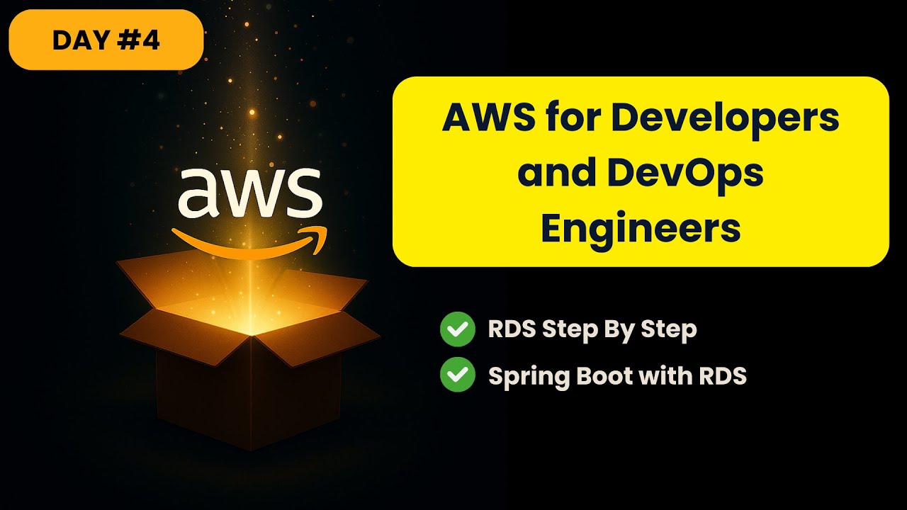 DAY 04 | 🚀 AWS RDS Tutorial for Beginners | Launch, Connect & Manage Databases on Amazon RDS