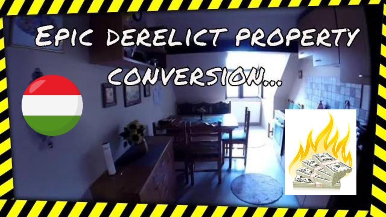 DIY property renovation in Baja, Hungary. Derelict office building.