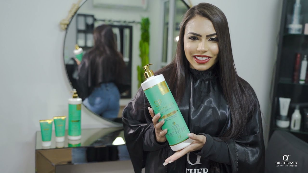 Applying Brazilian Hair Protein SP Sleeker Plus